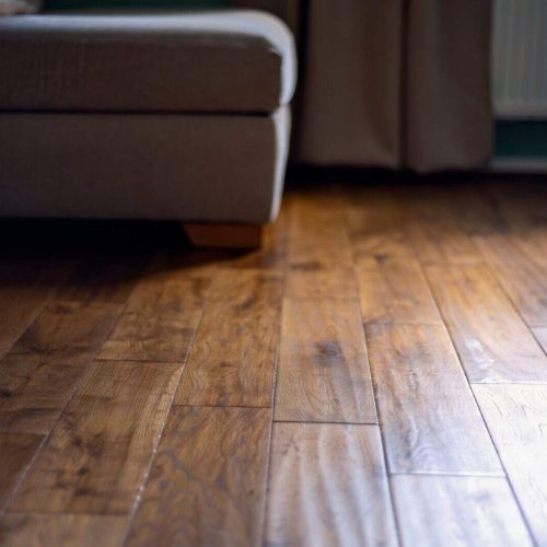 Solid oak wood flooring
